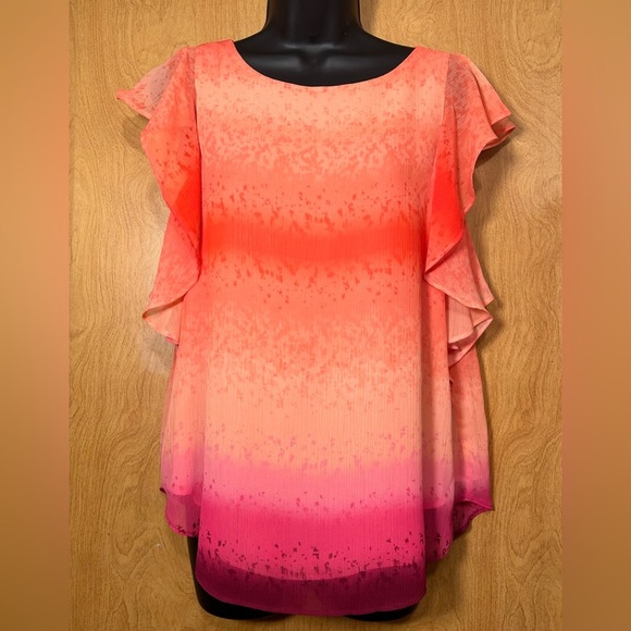 Apt 9 size medium ombre top - Picture 2 of 7